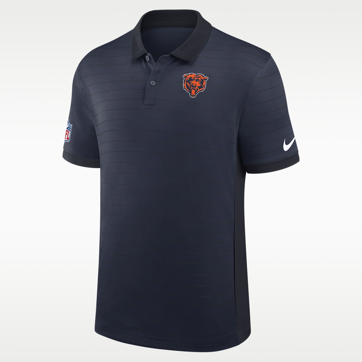 Chicago Bears Sideline Victory Stripe Men's Nike Dri-FIT NFL Polo