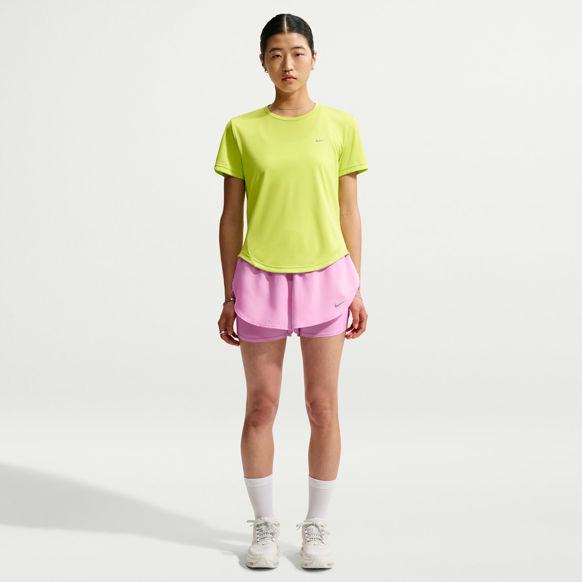 Nike Flow Women's Dri-FIT High-Waisted 2-in-1 Running Shorts