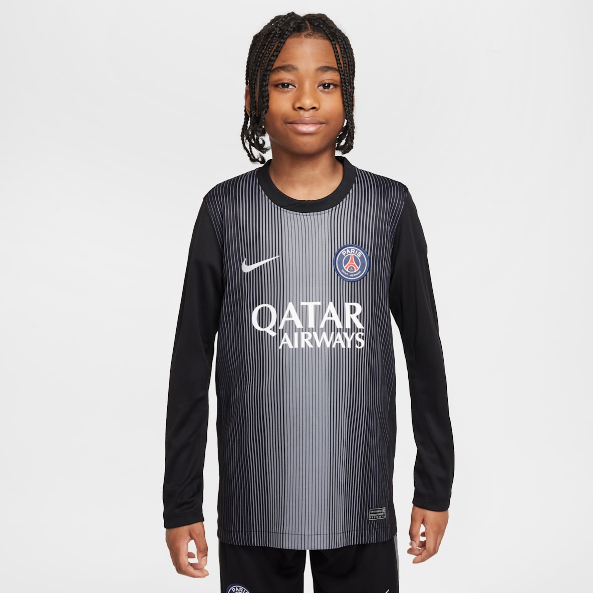 Paris Saint-Germain 2025/26 Stadium Gardien de but Maillot de foot à manches longues replica Nike Dri-FIT pour ado