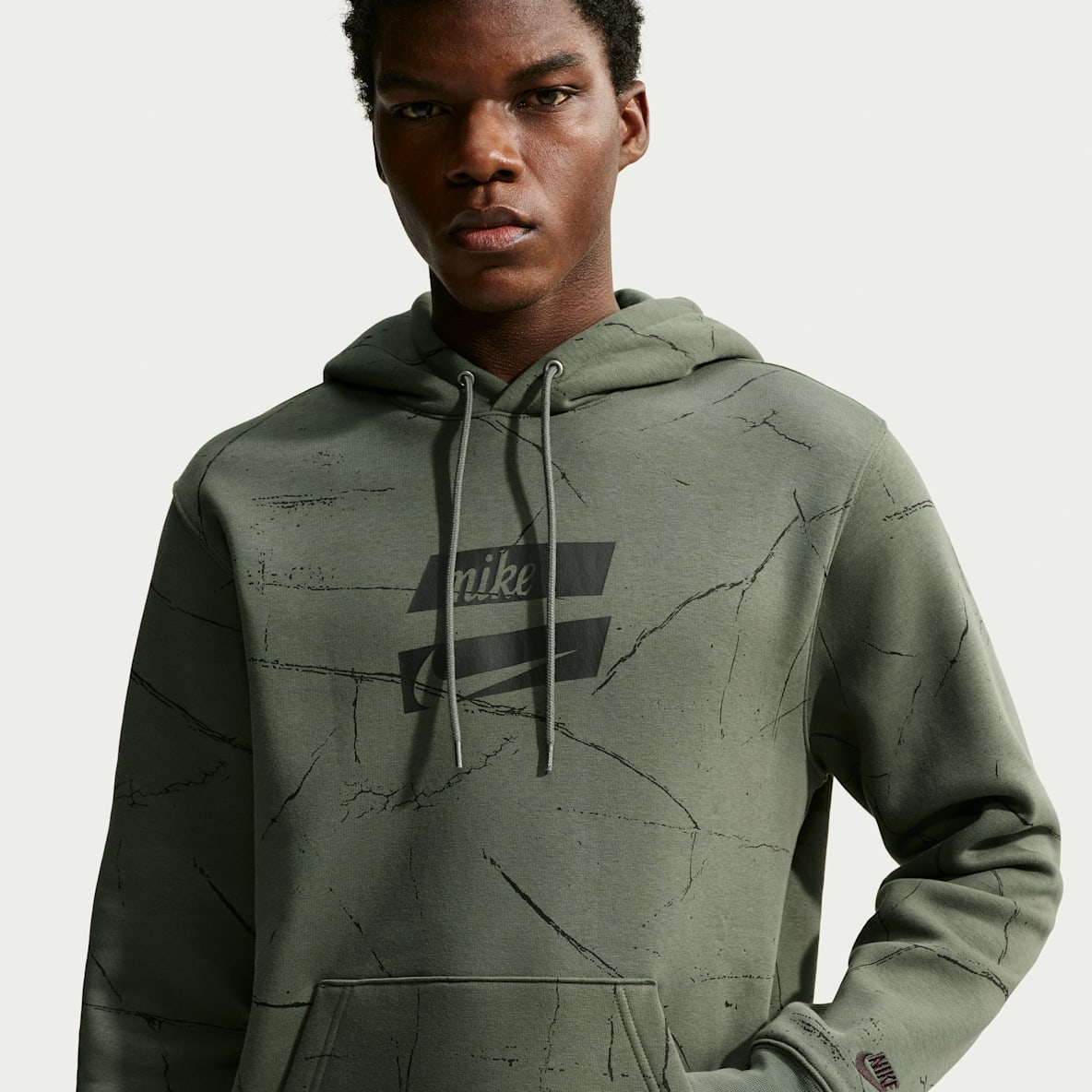 Nike Club Sudadera con gorro sin cierre de tejido Fleece para hombre