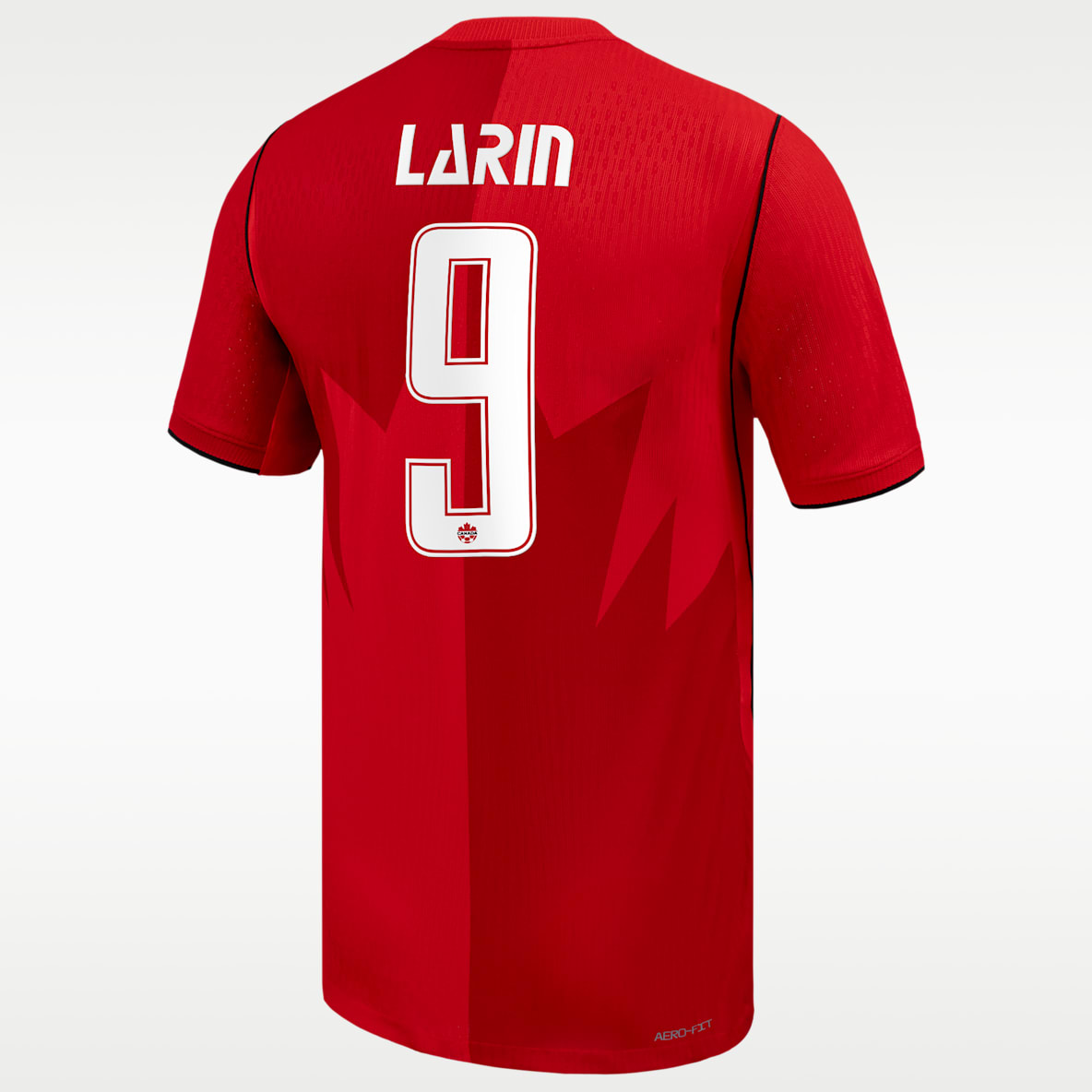 Cyle Larin Canada Soccer 2026 Match Home Men's Nike Dri-FIT ADV Soccer Jersey