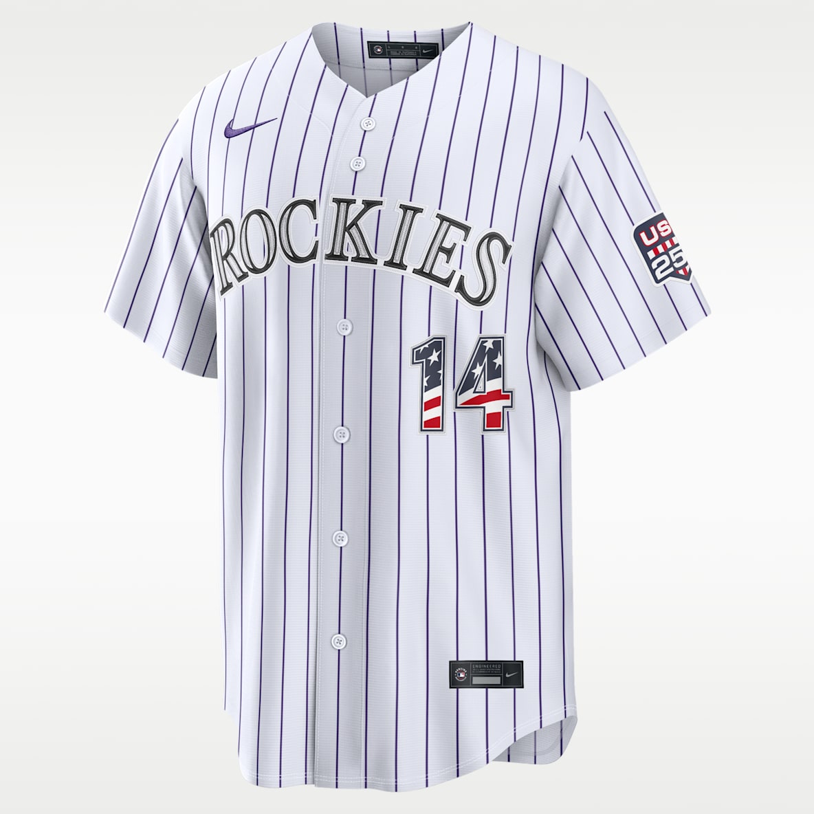 Ezequiel Tovar Colorado Rockies USA 250 Men's Nike MLB Stadium Jersey