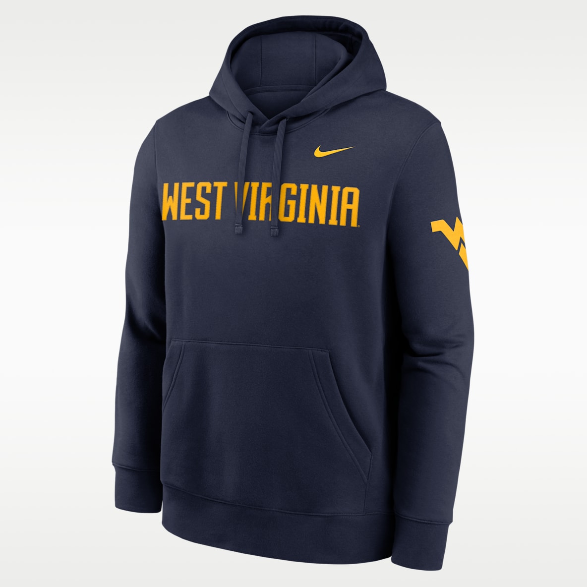 West Virginia Sideline Club Men's Nike College Pullover Hoodie