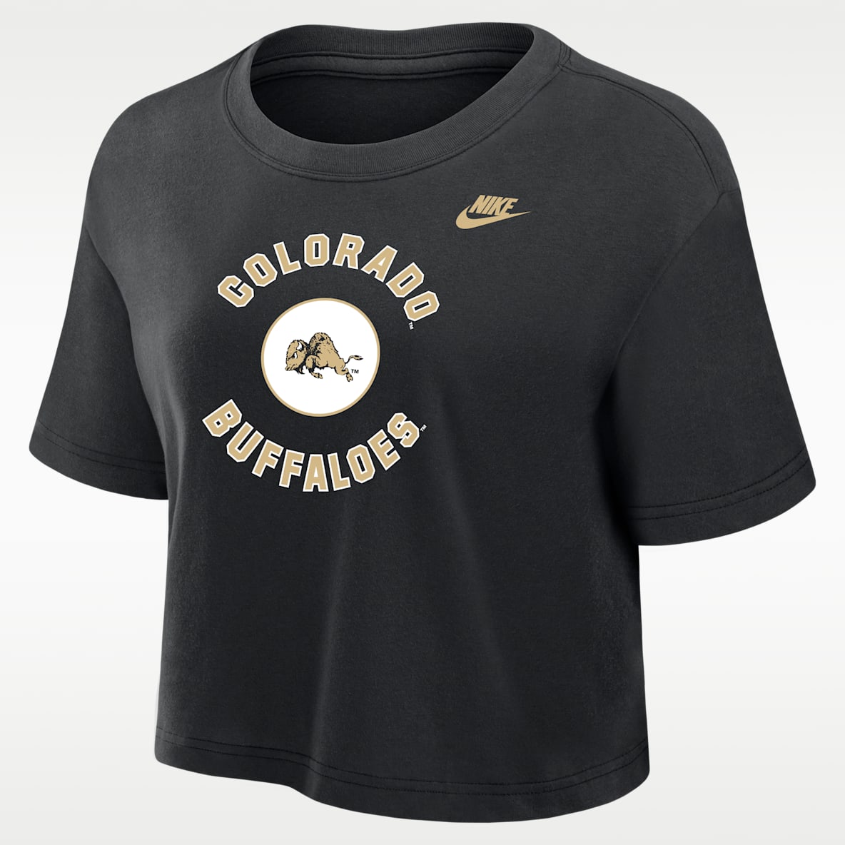 Colorado Buffaloes Women's Nike Dri-FIT Cropped T-Shirt