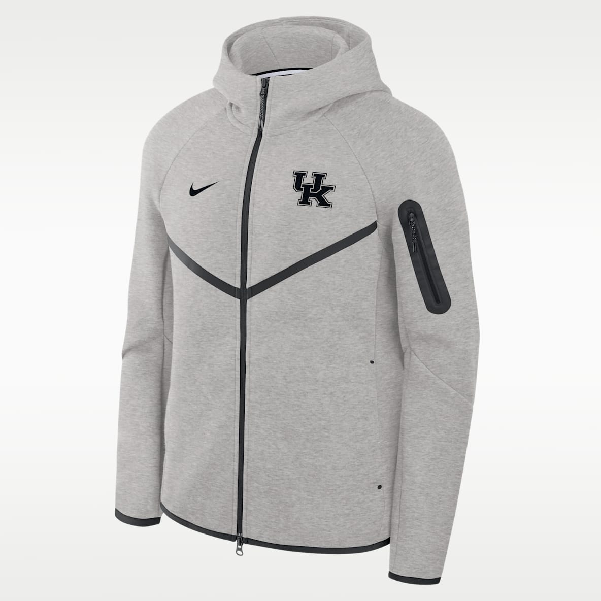Kentucky Tech Fleece Chamarra universitaria Nike con gorro de cierre completo para hombre