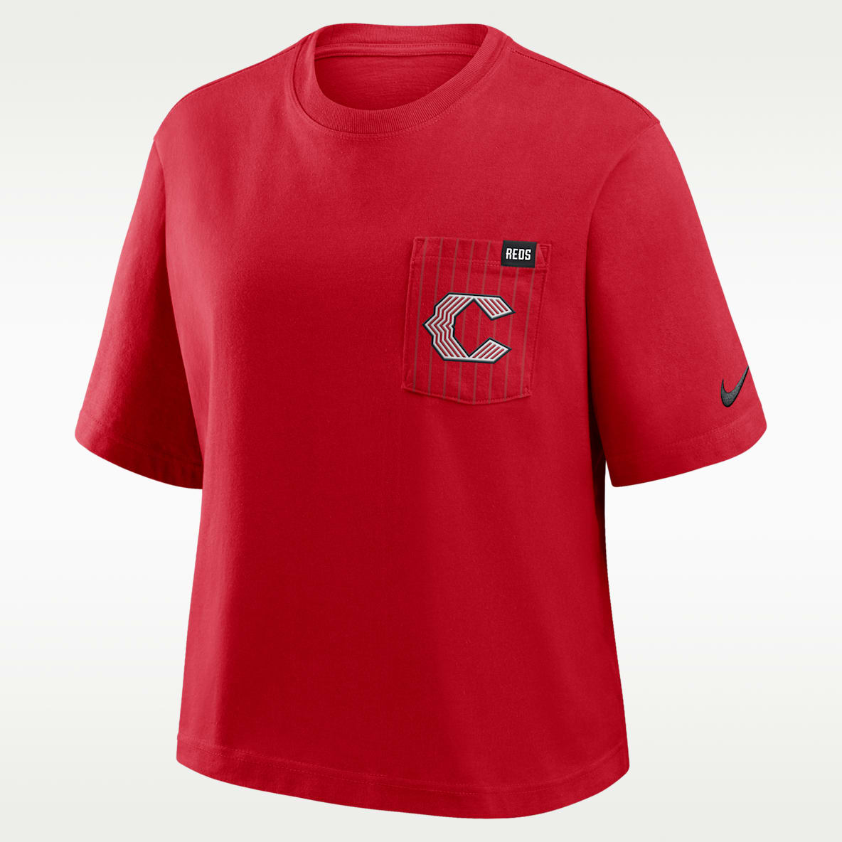Cincinnati Reds City Connect Pocket Boxy Women's Nike MLB T-Shirt