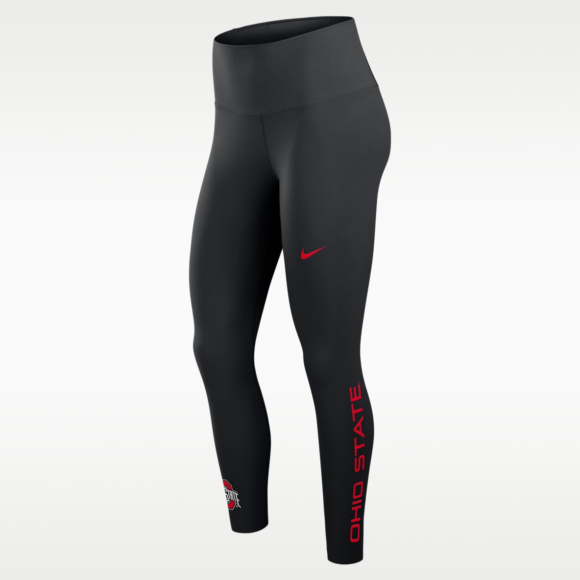 Ohio State Zenvy Leggings universitarios de tiro alto de 7/8 Nike Dri-FIT para mujer