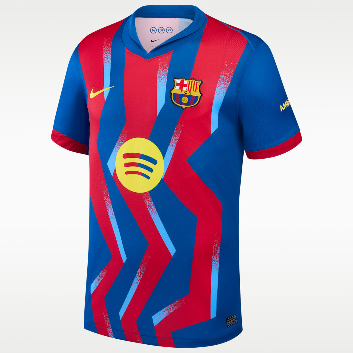 Lamine Yamal Barcelona 2025/26 Stadium Fourth Men's Nike Dri-FIT Soccer Jersey