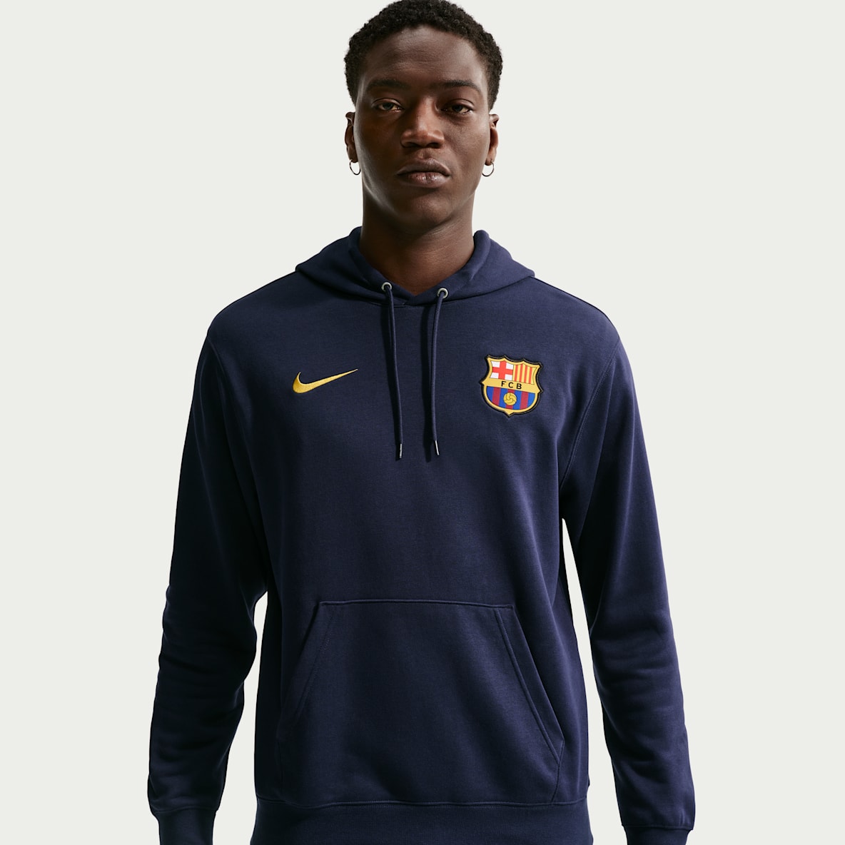F.C. Barcelona Club Men's Nike Football French Terry Pullover Hoodie