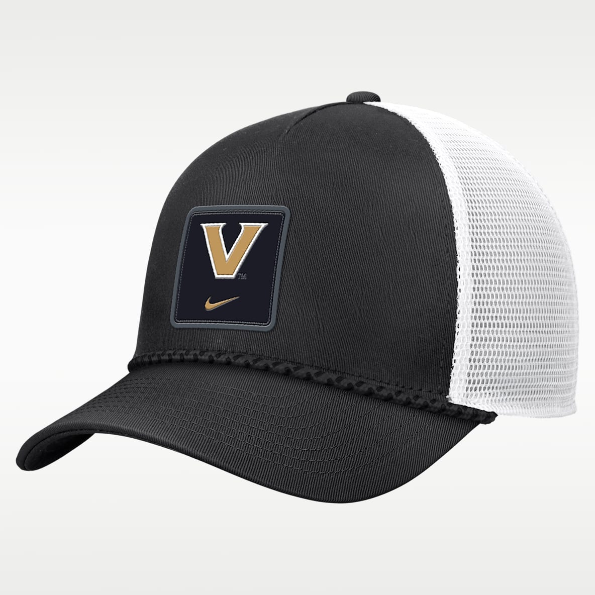 Vanderbilt Sideline Rope Men's Nike College Trucker Adjustable Hat