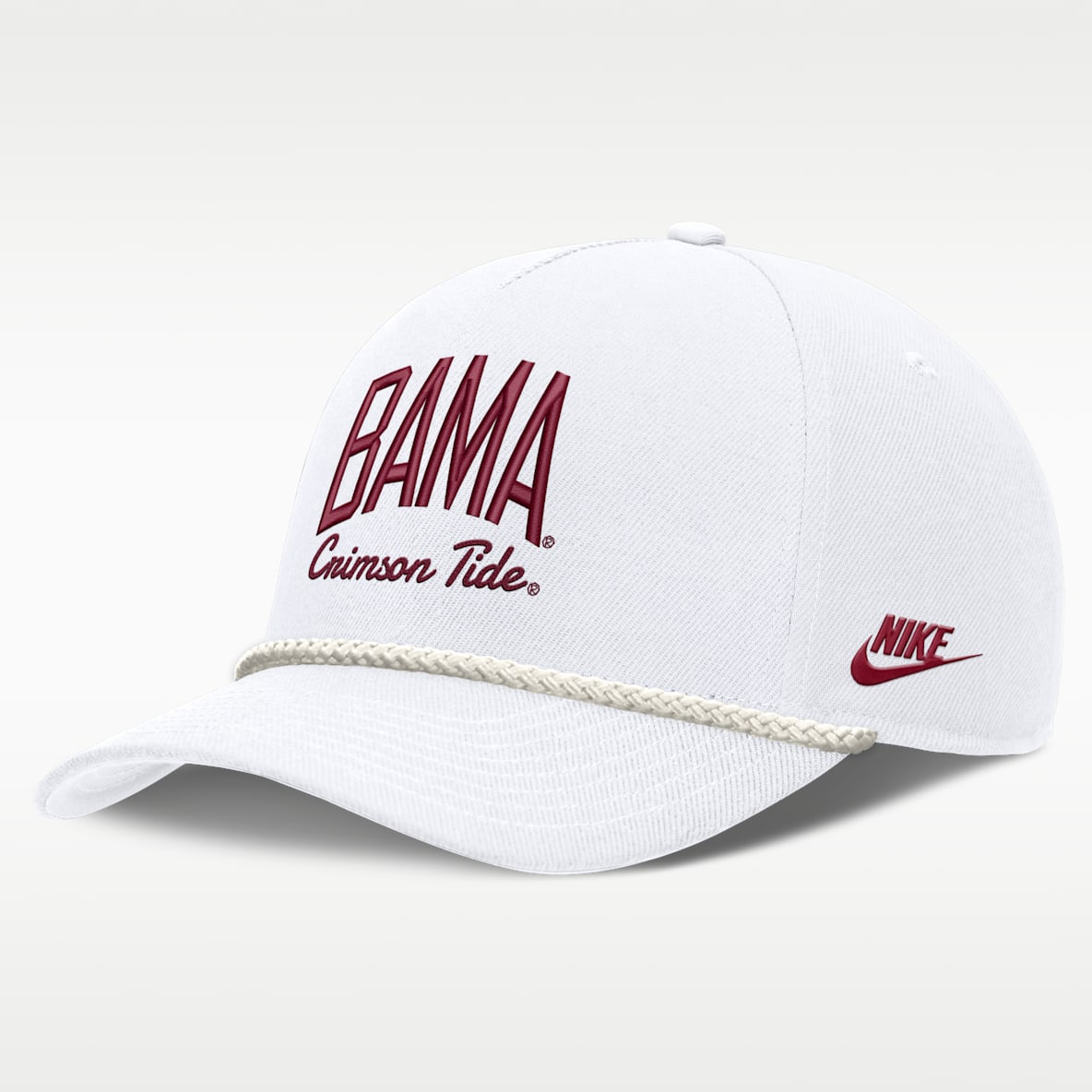 Alabama Legacy Letter Rise Men's Nike Dri-FIT College A-Frame Adjustable Hat