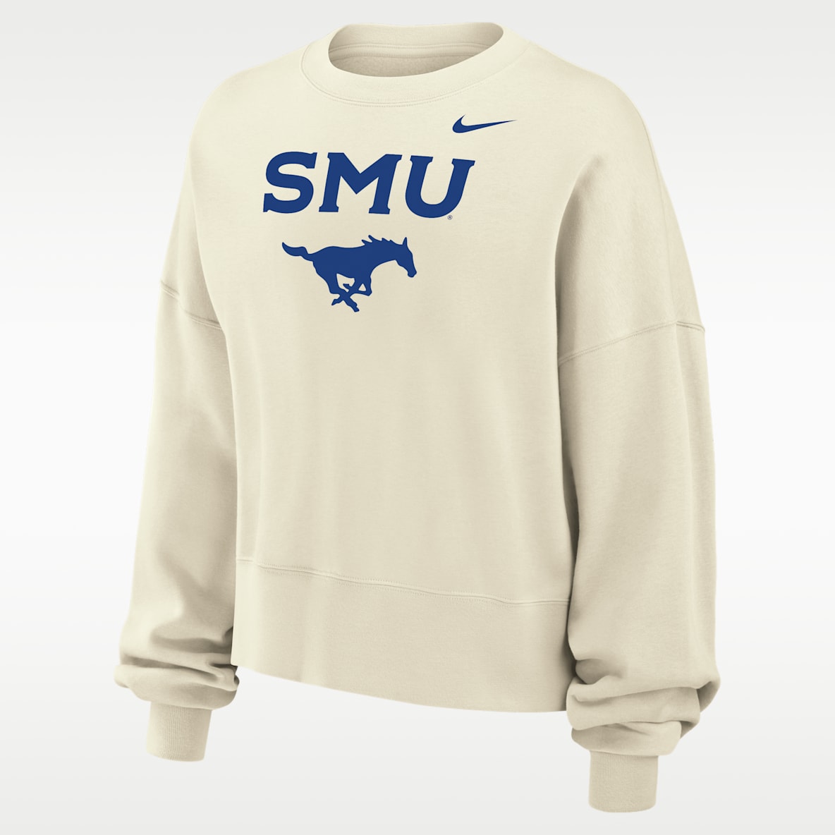 SMU Mustangs Phoenix Fleece Women's Nike Football Crew-Neck Sweatshirt