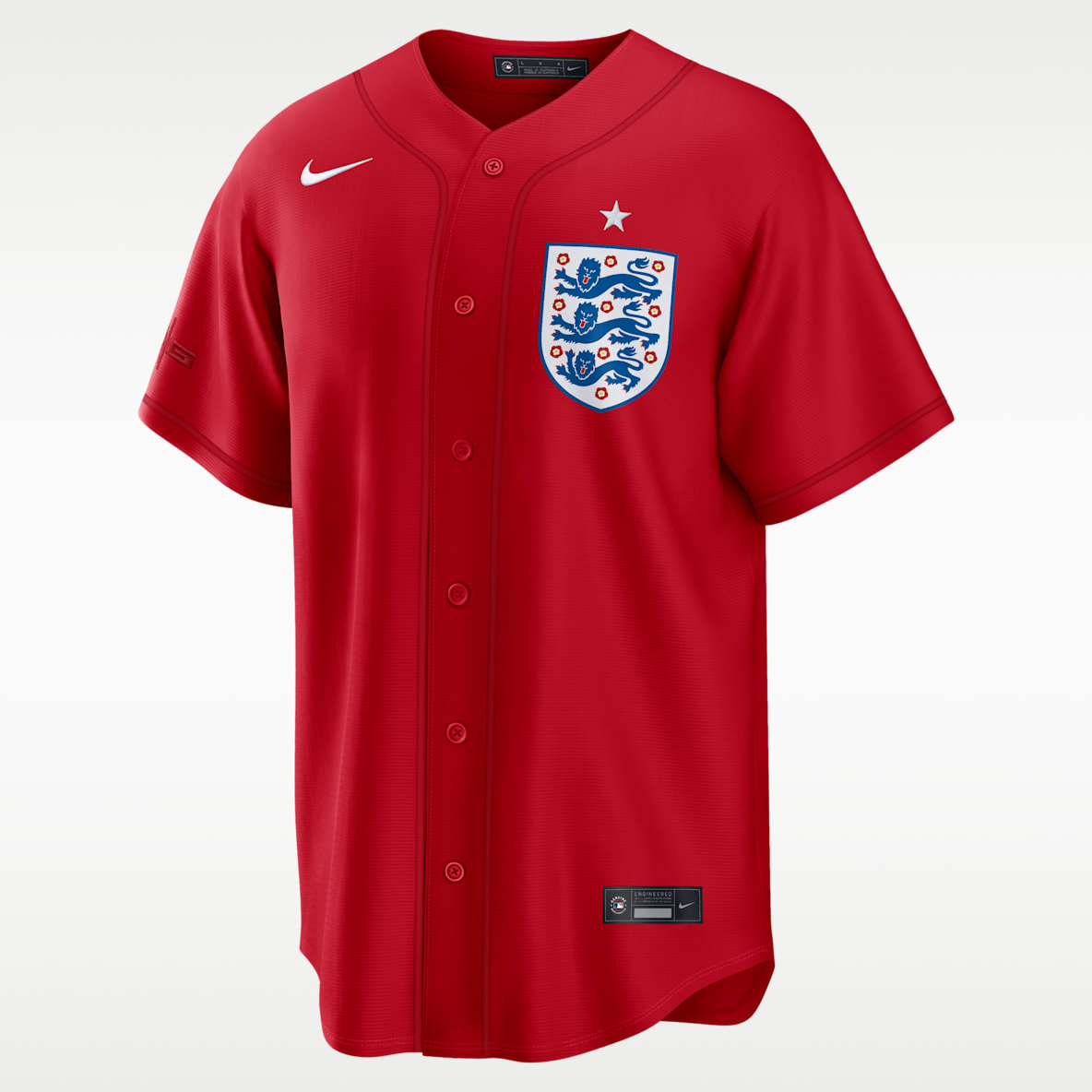 England National Team Men's Nike Soccer x MLB Stadium Jersey