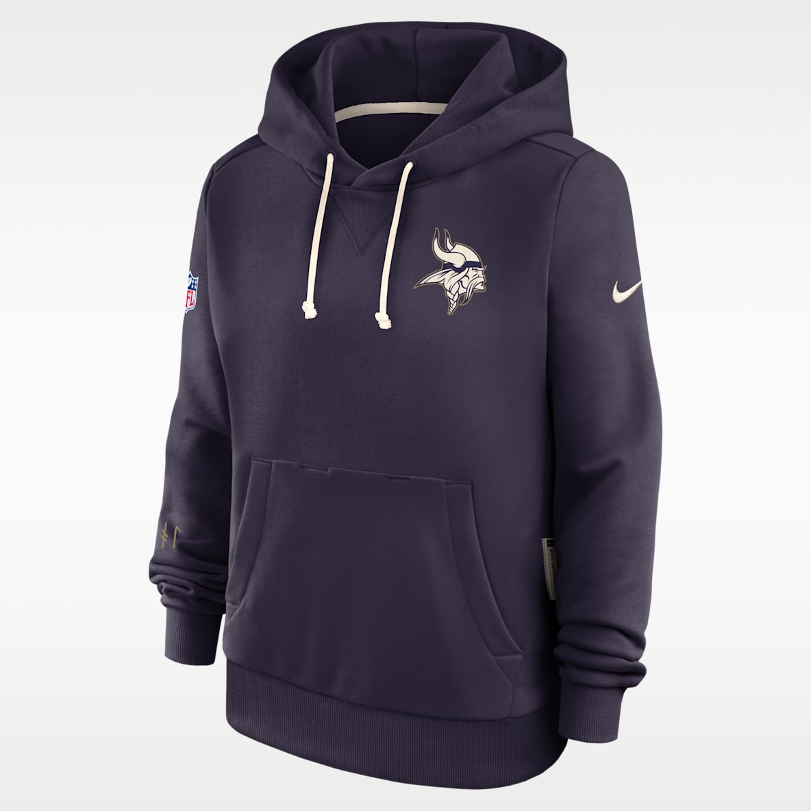 Minnesota Vikings Rivalries Collection Sideline Women's Nike Dri-FIT NFL Pullover Hoodie