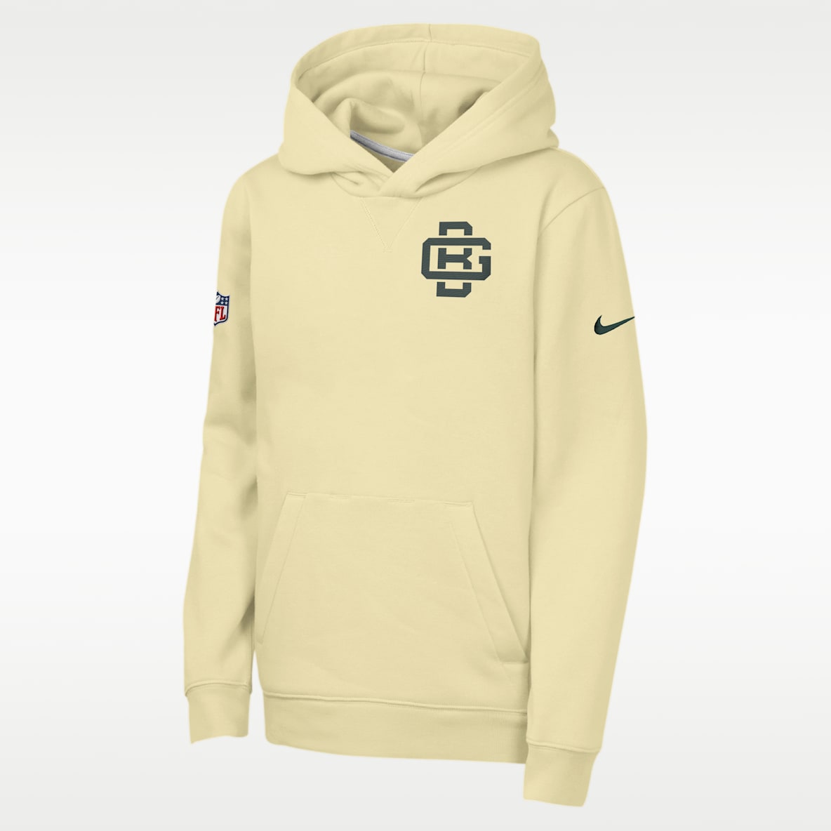 Green Bay Packers Rivalries Collection Sideline Club Big Kids' Nike NFL Pullover Hoodie