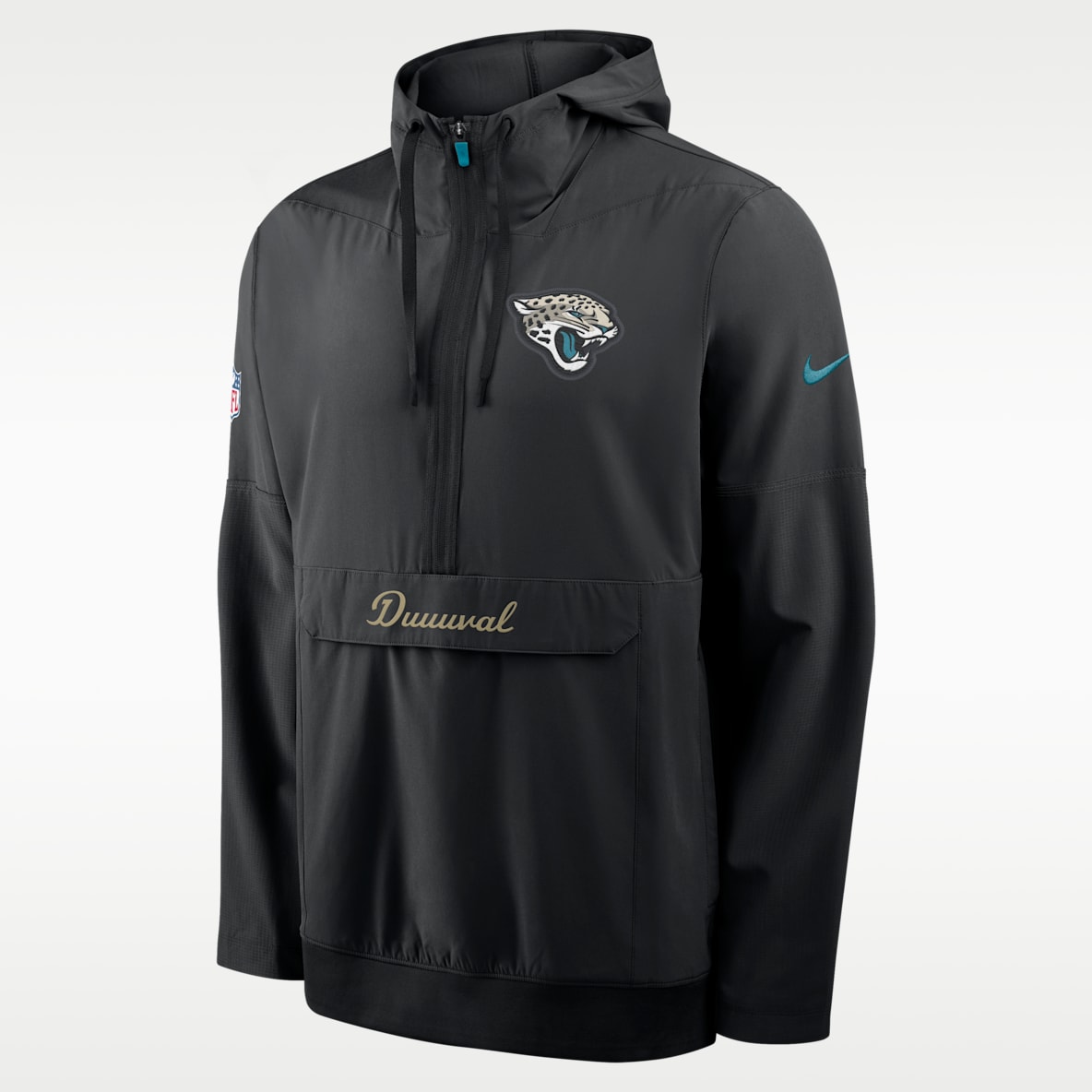 Jacksonville Jaguars Rivalries Collection Sideline Anorak Men's Nike NFL 1/2-Zip Hooded Jacket