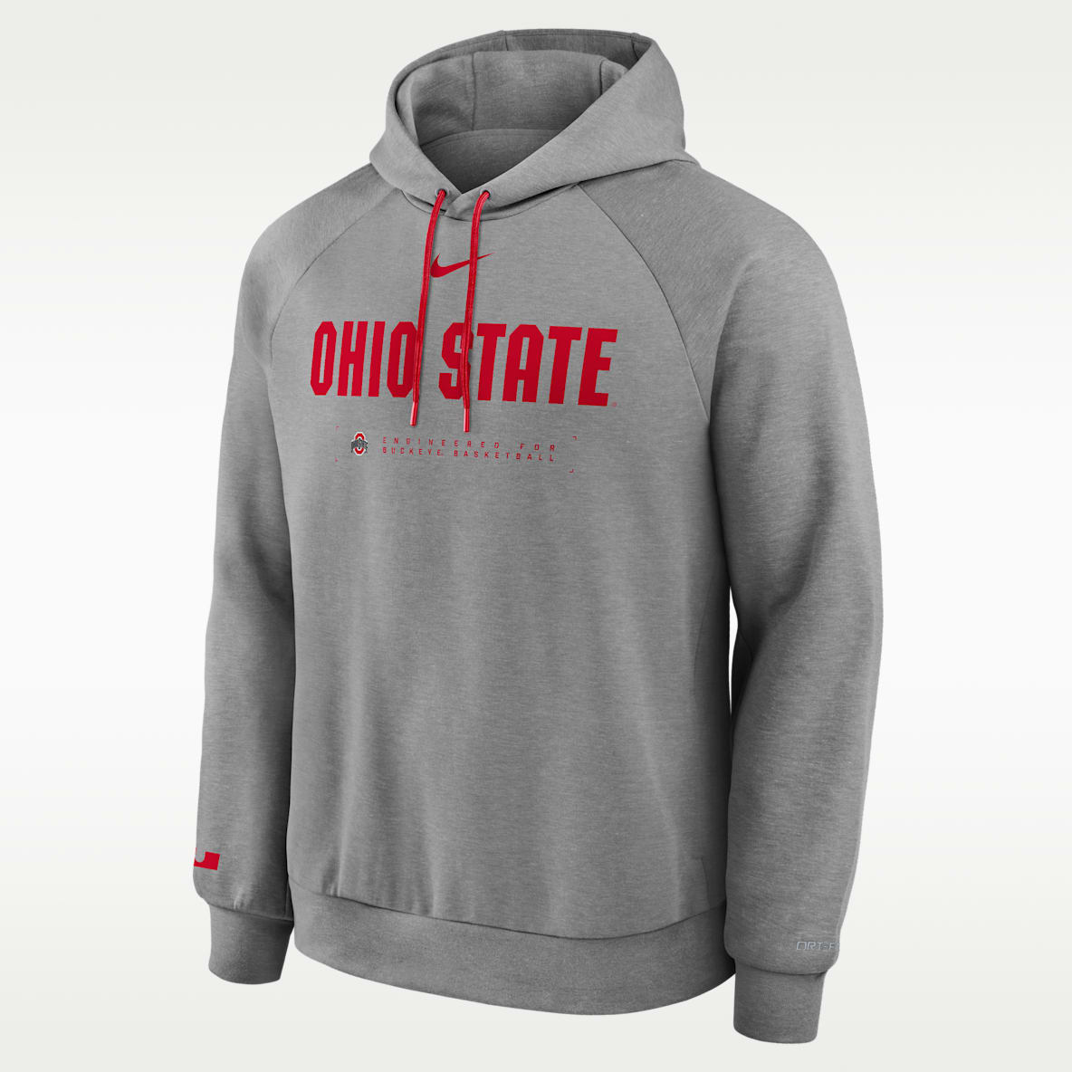 Ohio State Courtside Basketball Practice Men's Nike Dri-FIT Pullover Hoodie