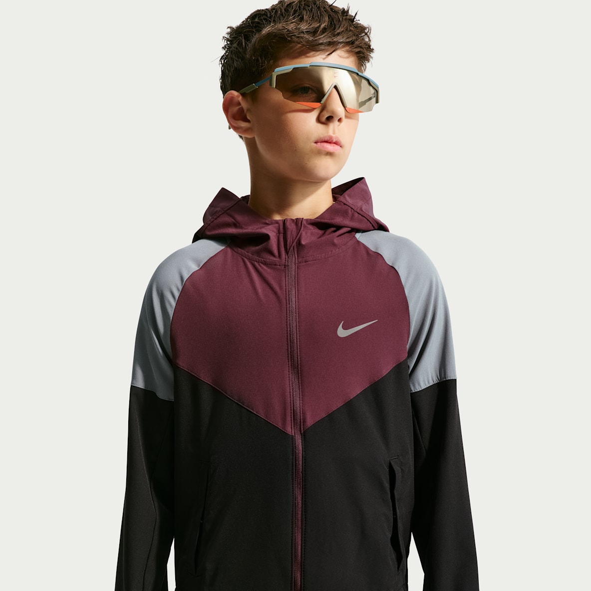 Nike Miler Casaco de running Repel Júnior