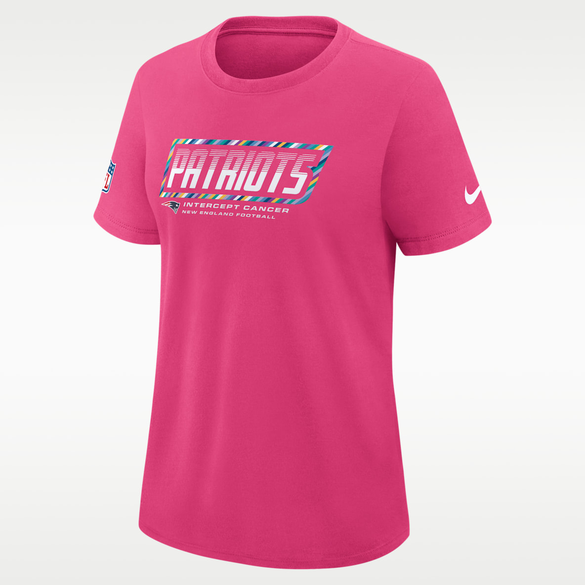 New England Patriots Crucial Catch Women's Nike Dri-FIT NFL T-Shirt