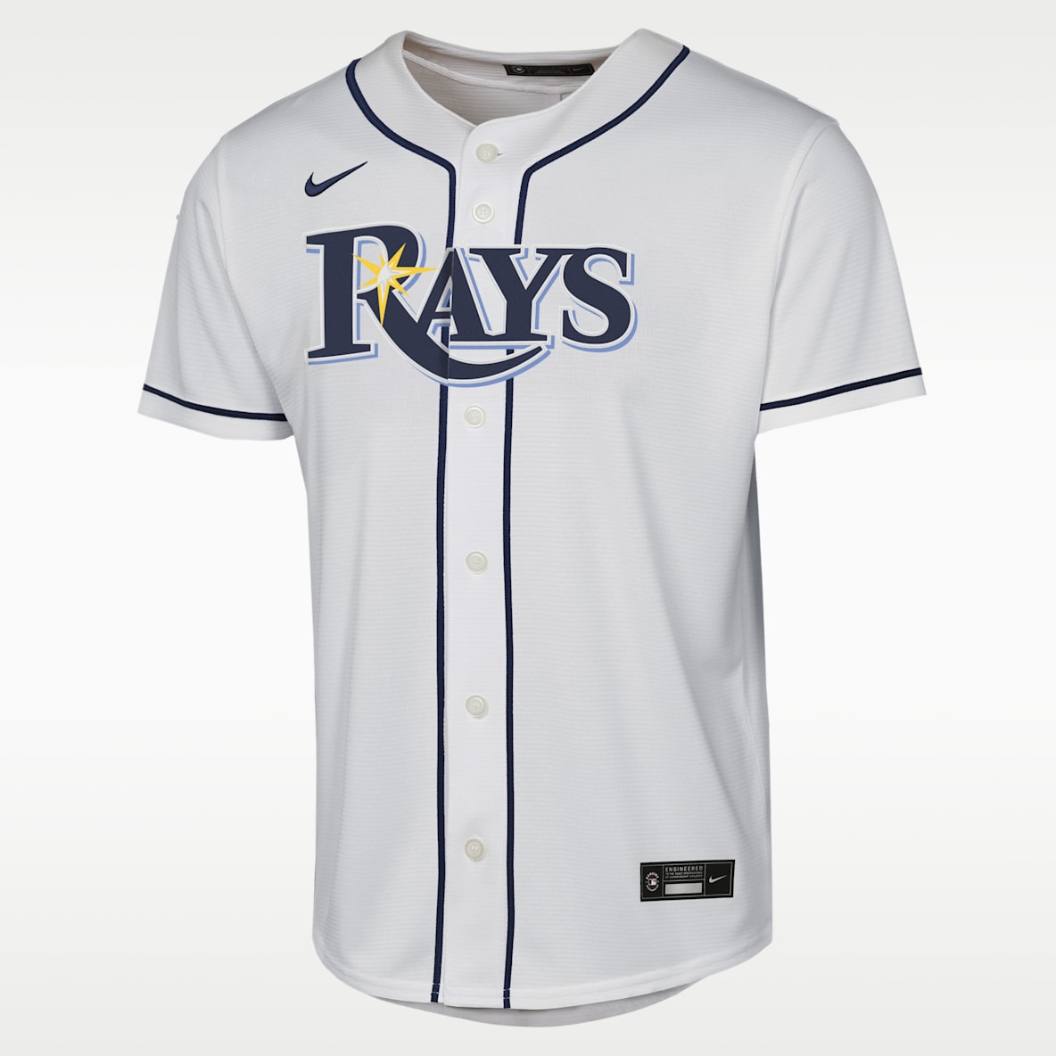 Junior Caminero Tampa Bay Rays Baseline Big Kids' Nike MLB Home Replica Jersey