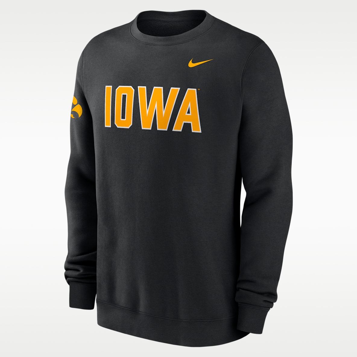 Iowa Sideline Club Men's Nike College Pullover Crew