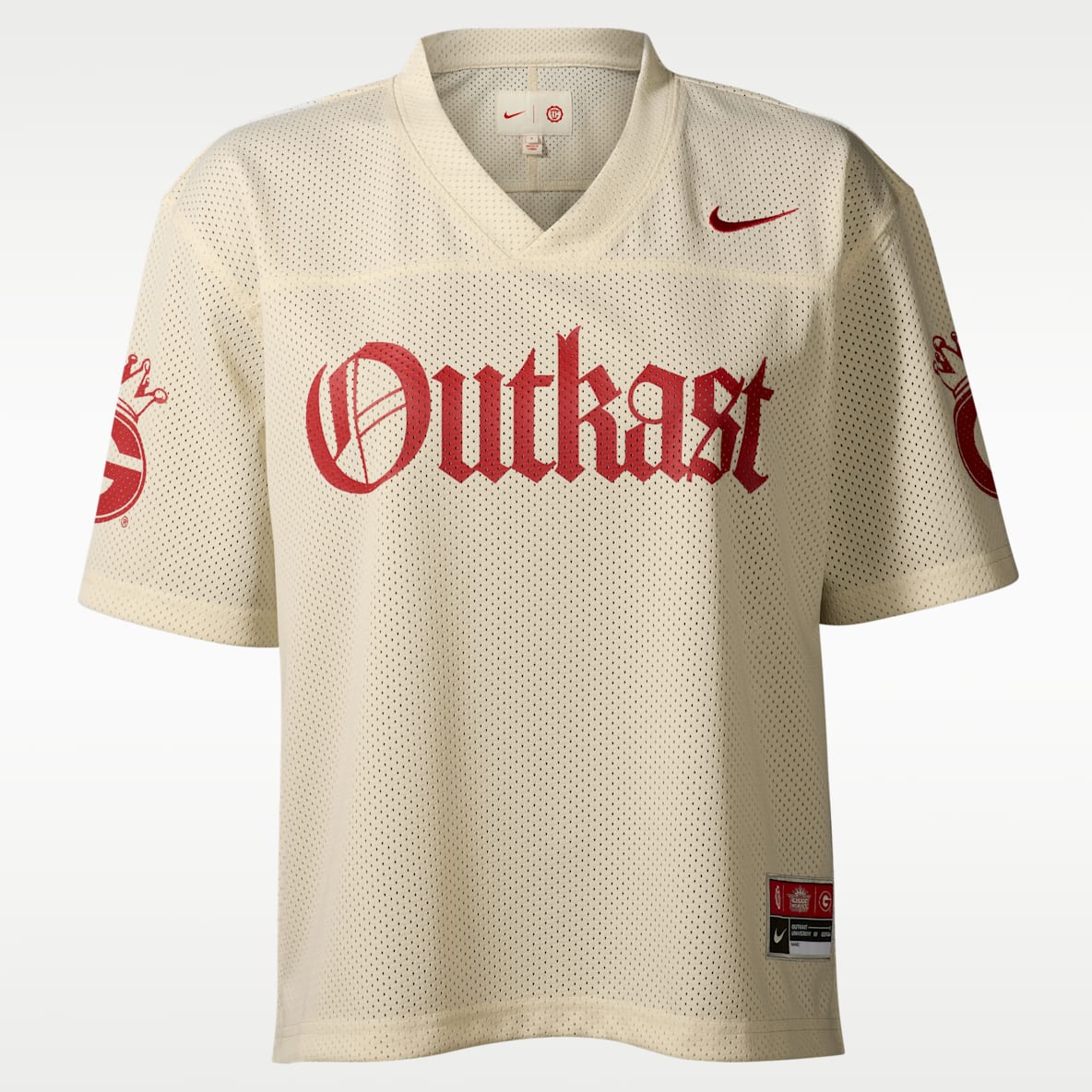 Womens Cropped Football Jersey Nike x UGA x Outkast