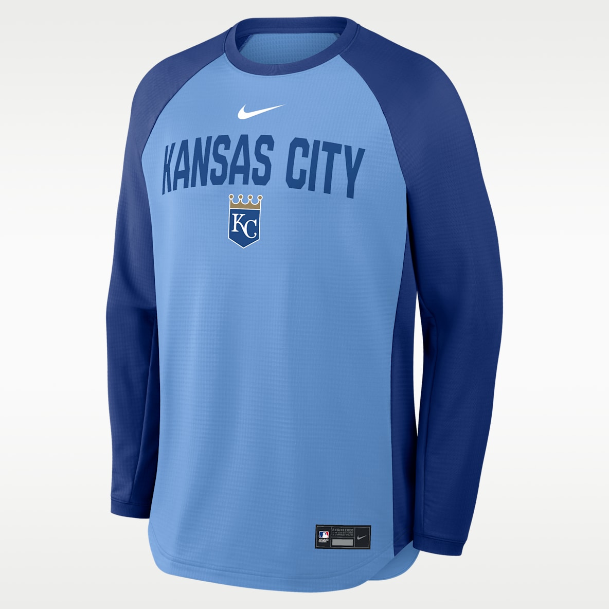 Kansas City Royals Authentic Collection Men's Nike Dri-FIT Pullover Crew