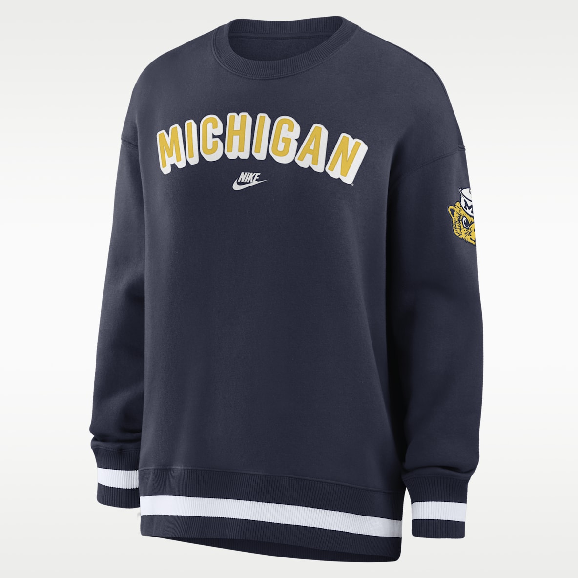 Michigan Legacy Phoenix Women's Nike College Oversized Pullover Crew