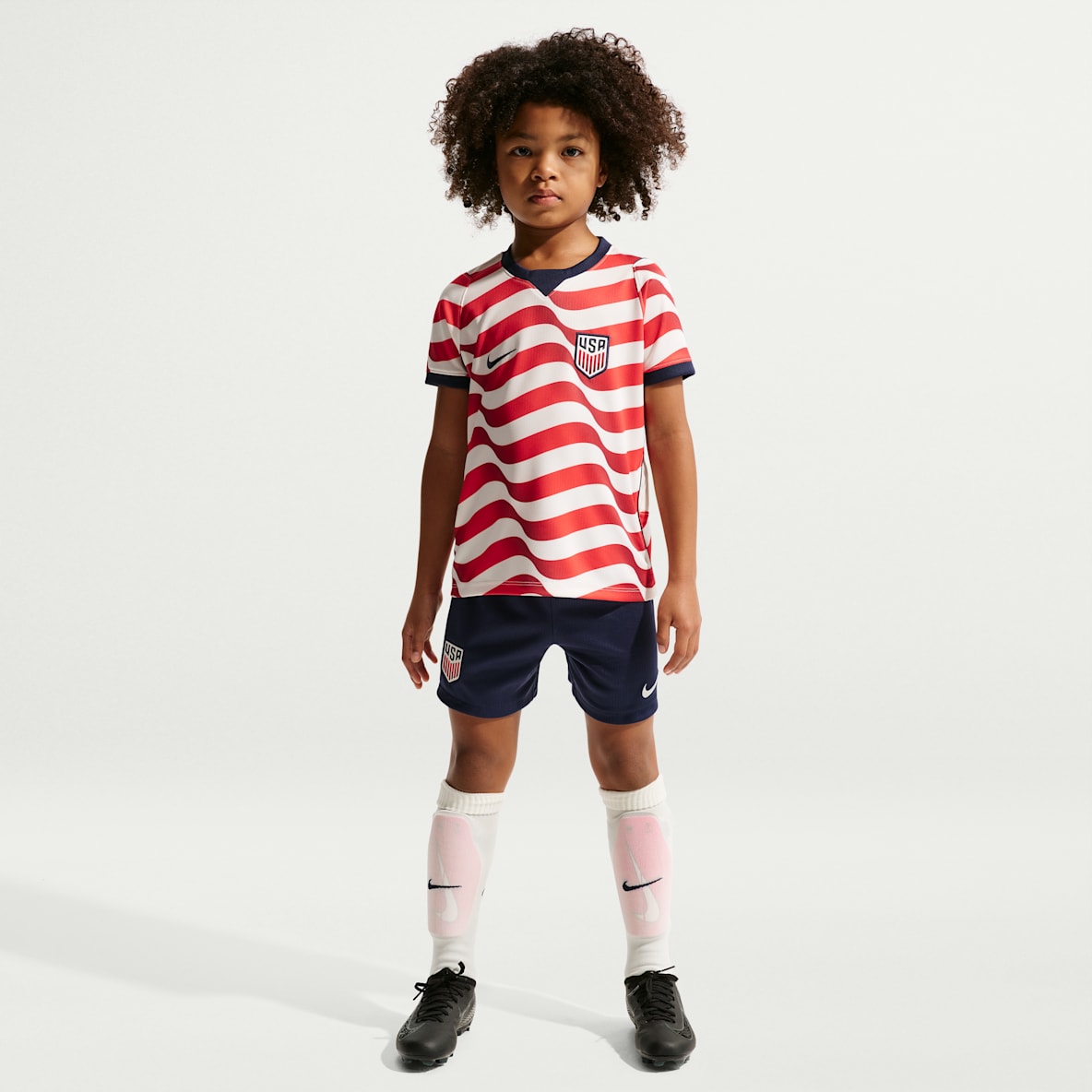 USMNT 2026 Stadium Home Little Kids' Nike Soccer Replica 3-Piece Kit