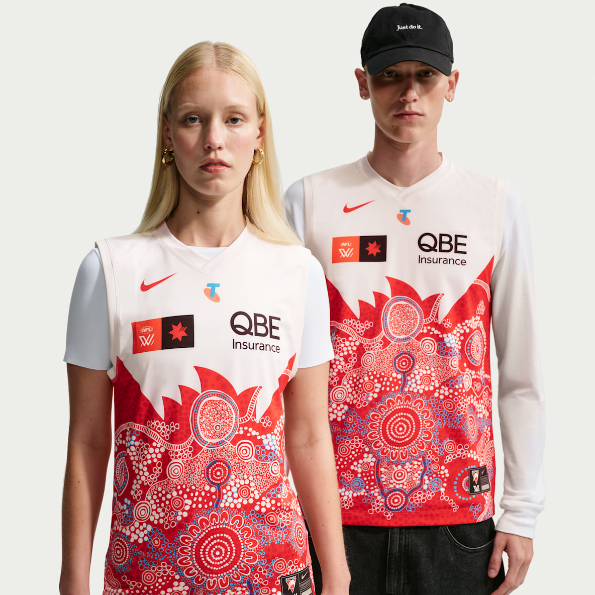 Sydney Swans AFLW 2026 Stadium Indigenous Nike AFLW Replica Jersey
