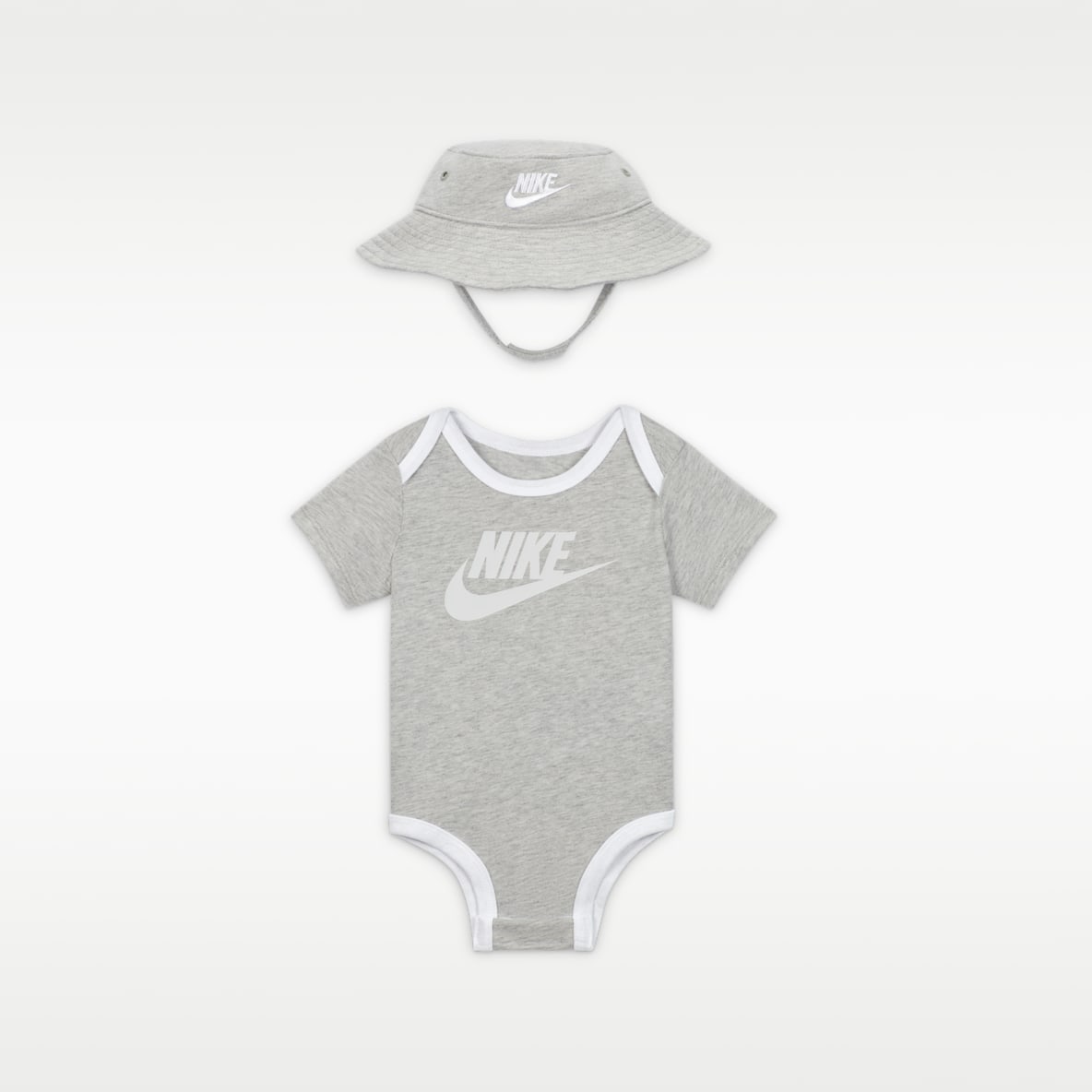 Nike Baby Core Bucket Hat and Bodysuit Set