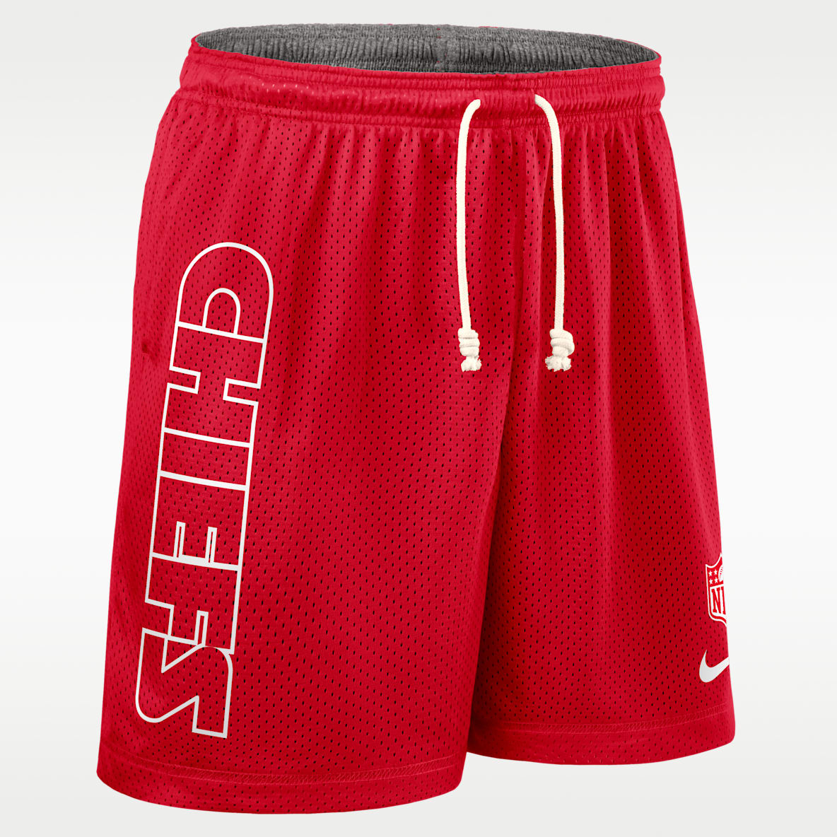 Kansas City Chiefs Sideline Reversible Shorts Nike Dri-FIT de la NFL para hombre