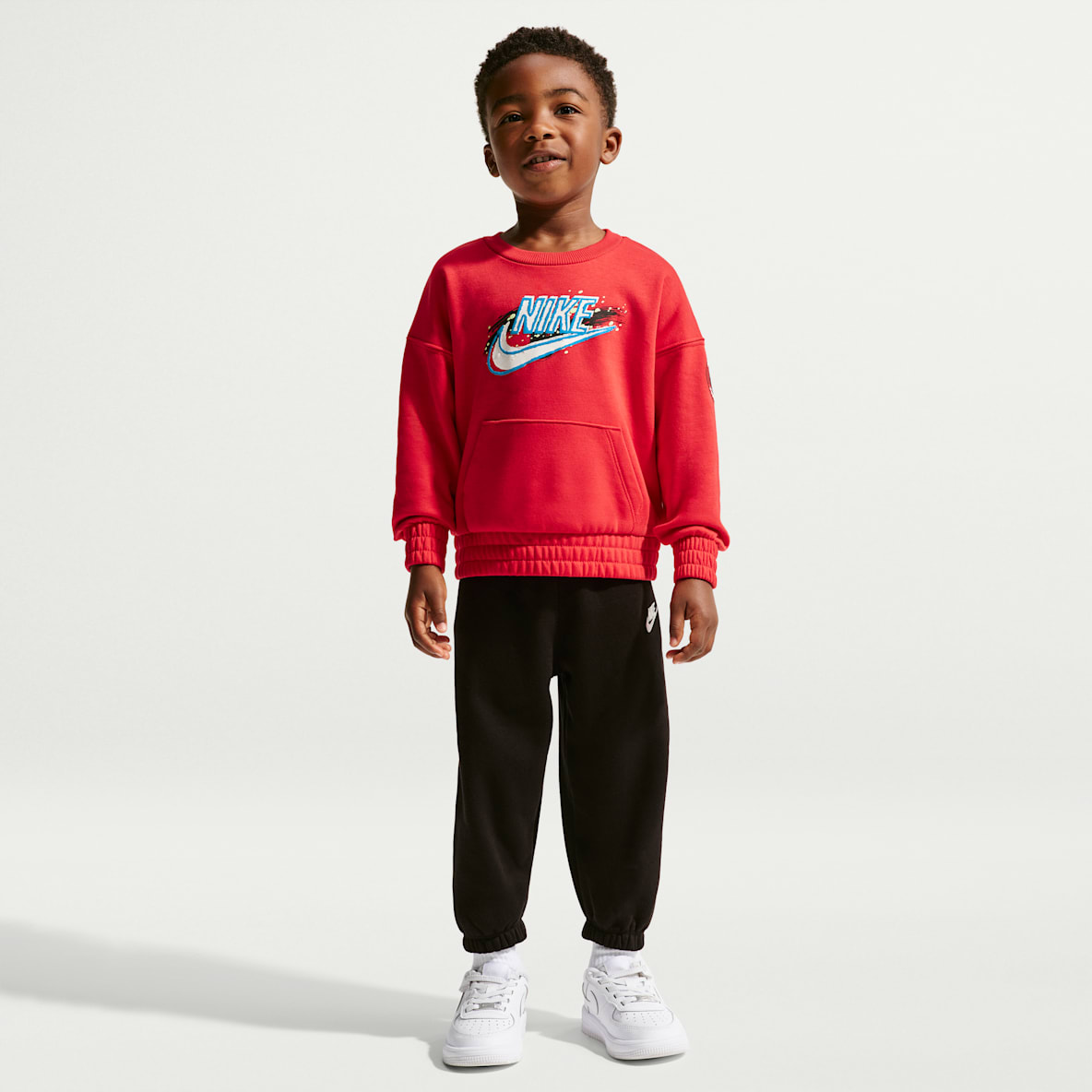 Nike Sportswear Toddler Snow Motion Fleece Crew 2-Piece Set