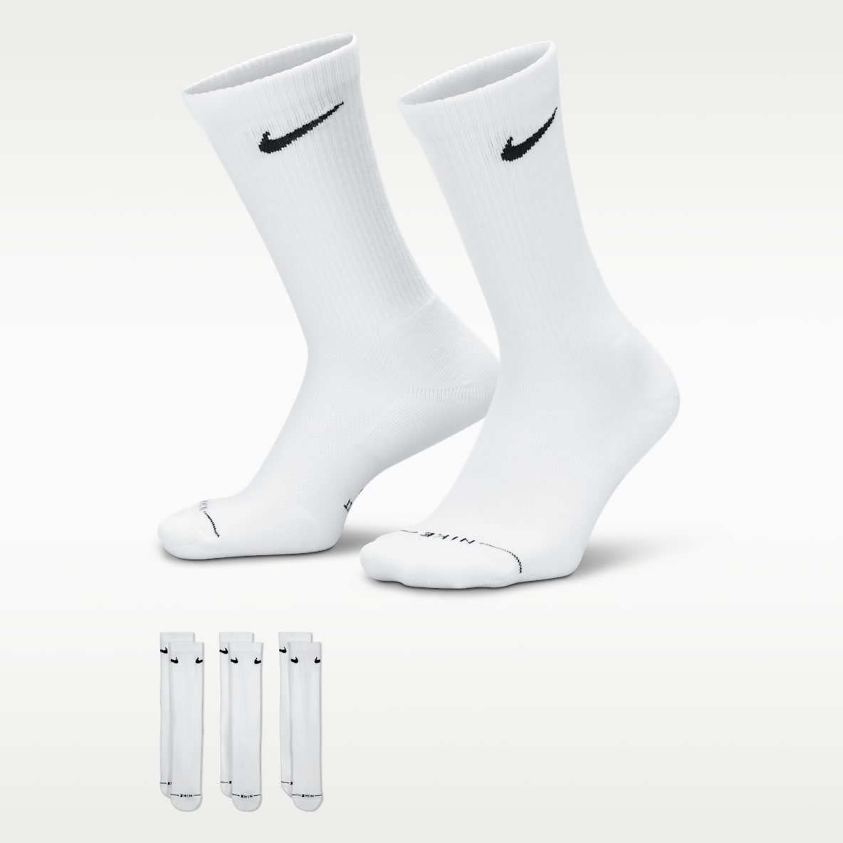 나이키 에브리데이 엘리베이티드 크루 삭스(3켤레)