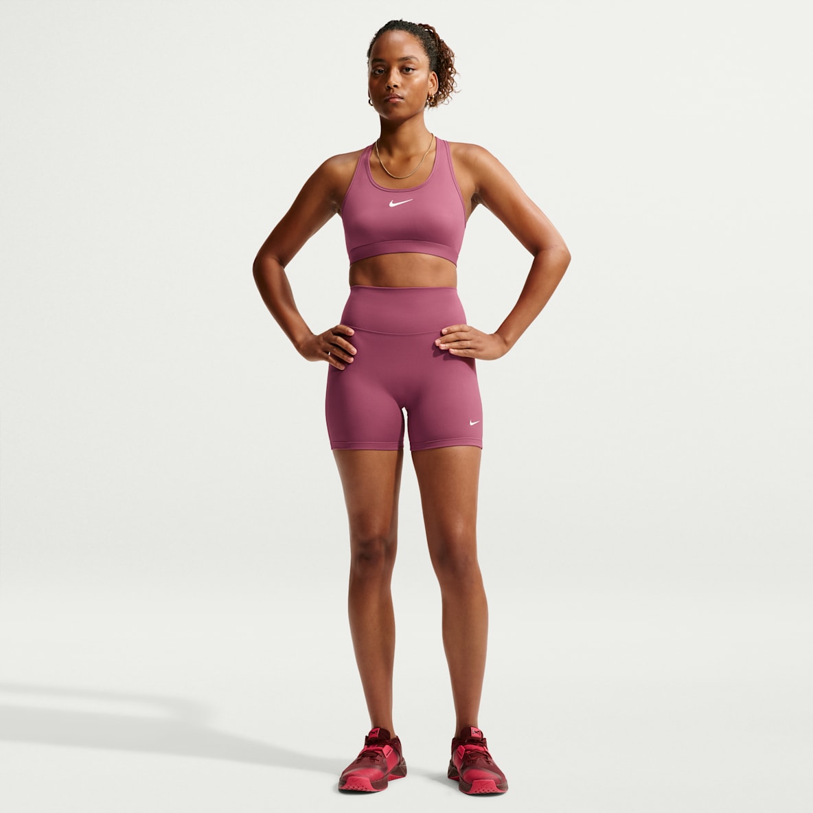 Nike One Shorts da ciclista 13 cm a vita alta – Donna