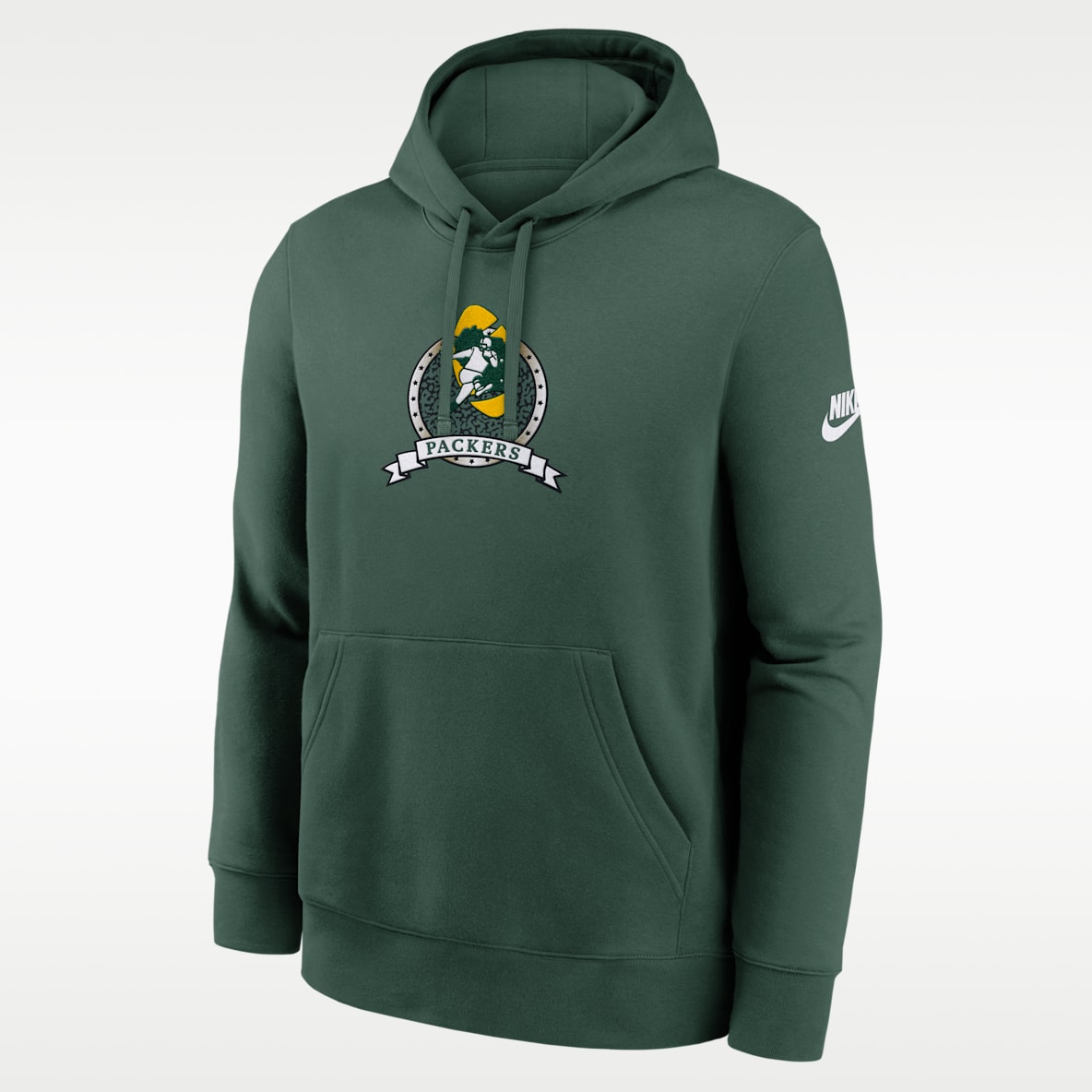 Green Bay Packers Rewind Club Sudadera con gorro sin cierre Nike de la NFL para hombre
