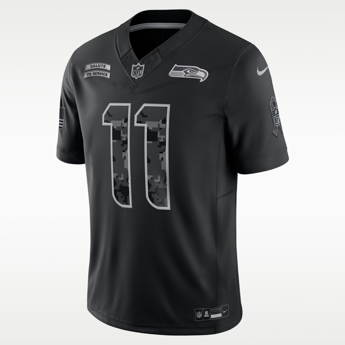 Jaxon Smith-Njigba Seattle Seahawks Salute to Service Men's Nike Dri-FIT NFL Limited Jersey
