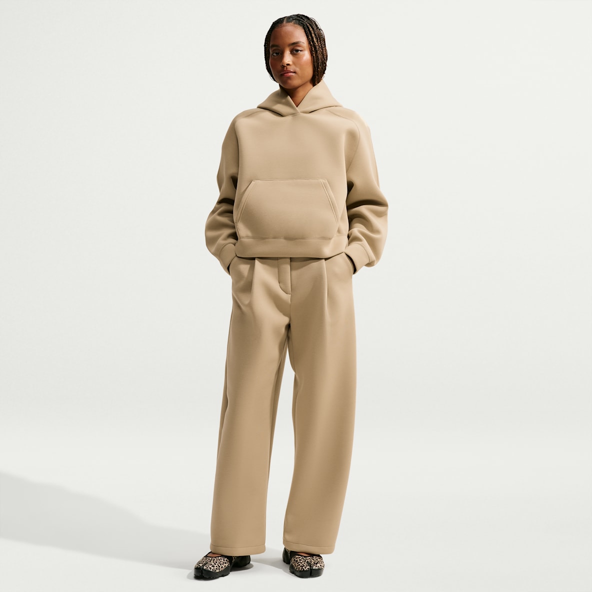 Nike Pregame Fleece Pantalón holgado de talle medio - Mujer