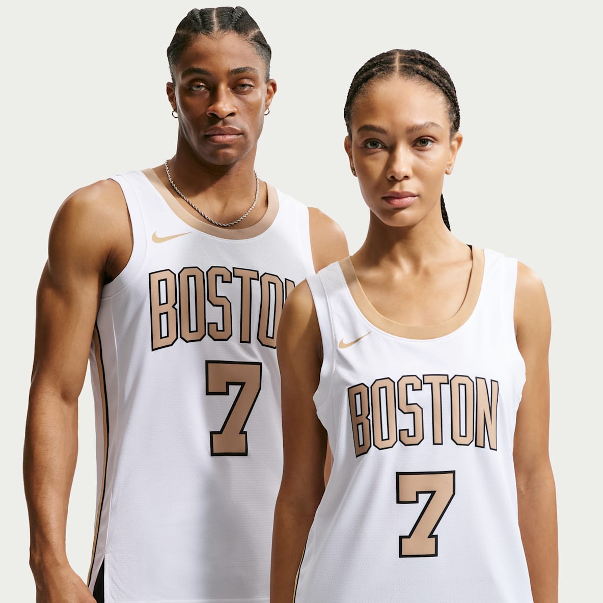 Jaylen Brown Boston Celtics City Edition Camisola NBA da Nike Swingman para homem