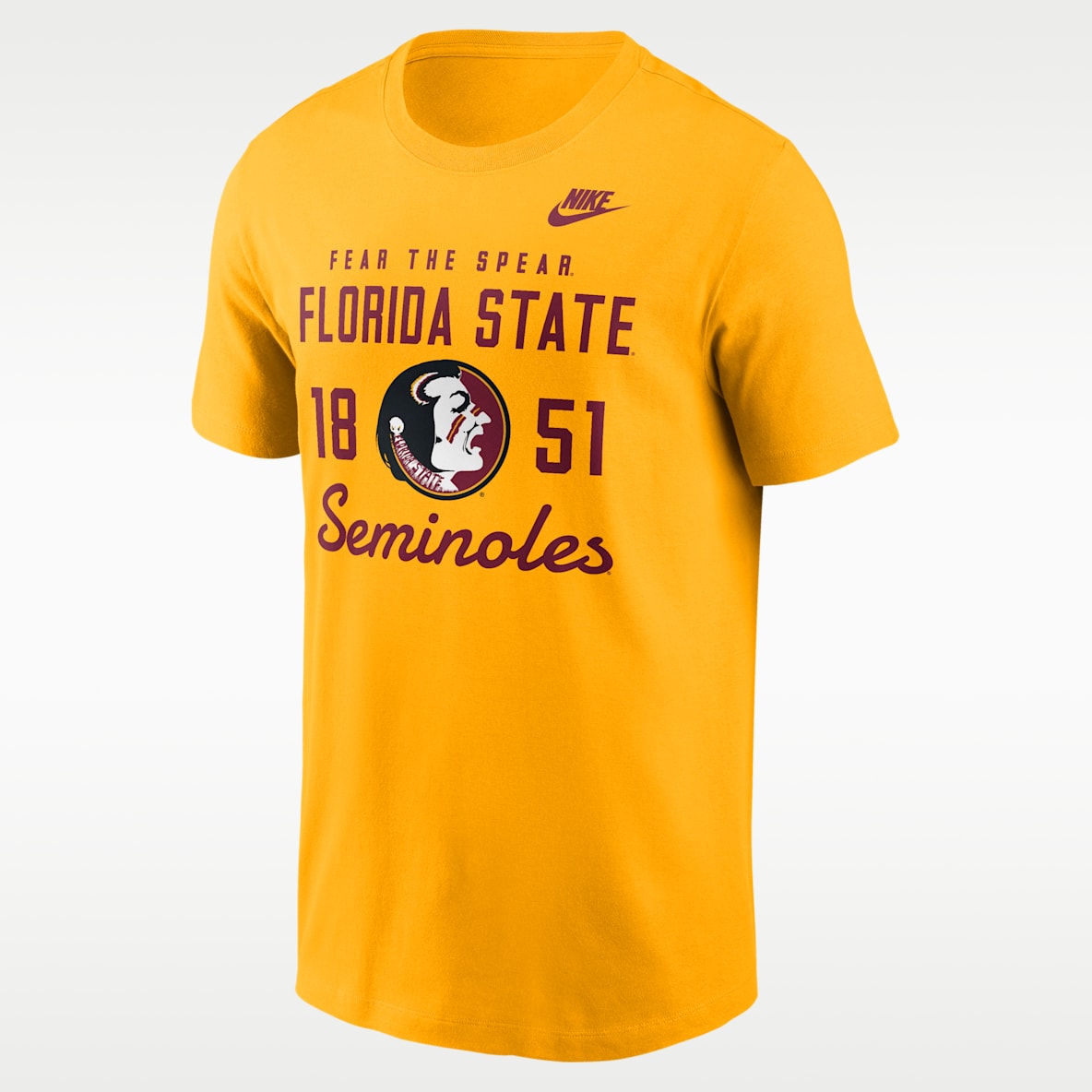 Florida State Legacy Stacked Est Men's Nike College T-Shirt