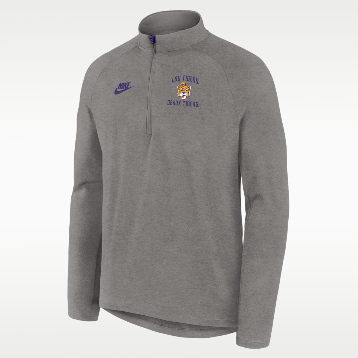 LSU Legacy Men's Nike Dri-FIT College Half-Zip Top