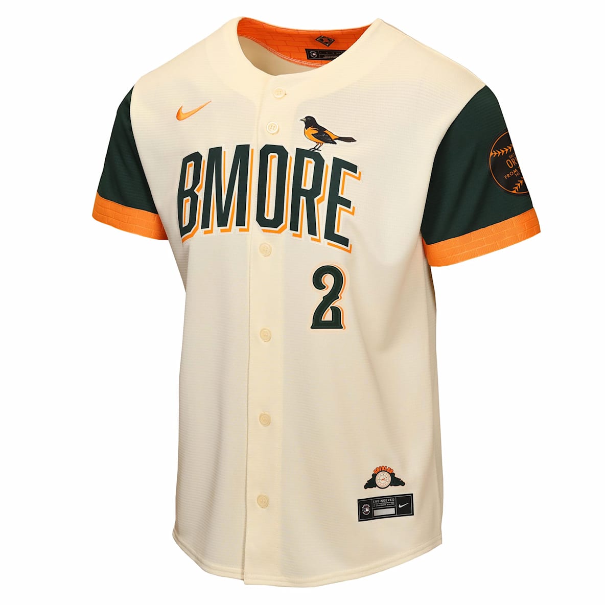 Gunnar Henderson Baltimore Orioles City Connect Big Kid's Nike MLB Stadium Jersey
