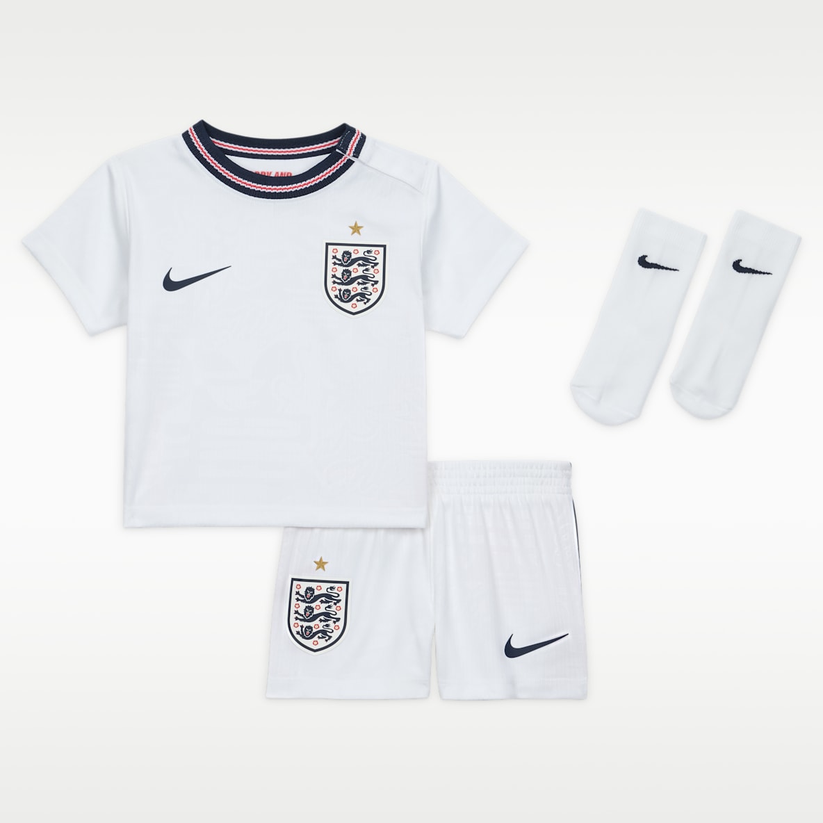 Inghilterra 2026 Stadium – Home Divisa replica in 3 pezzi Nike Football – Bebè e bimbo/a