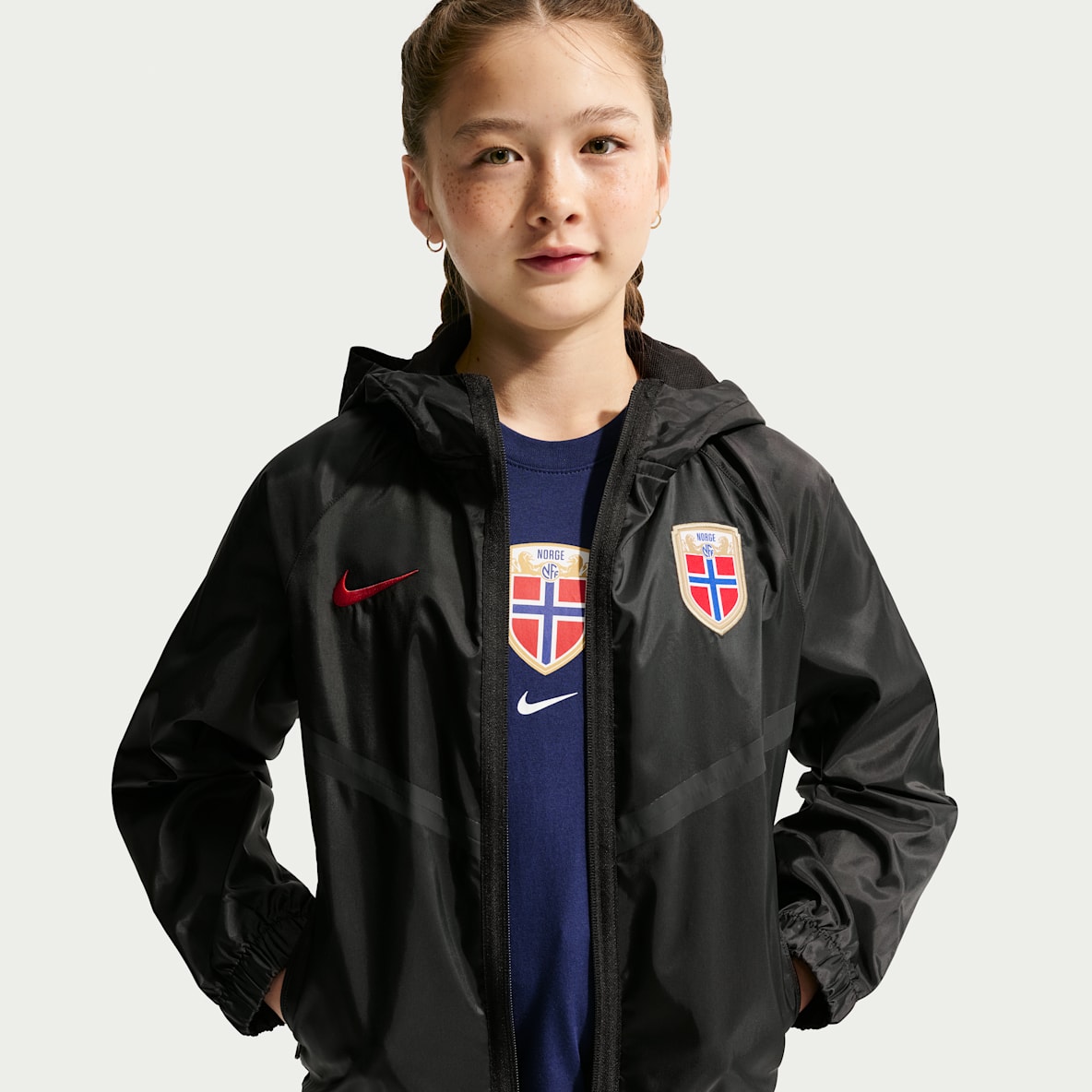 Norway Big Kids' Nike Dri-FIT Soccer Anthem Jacket