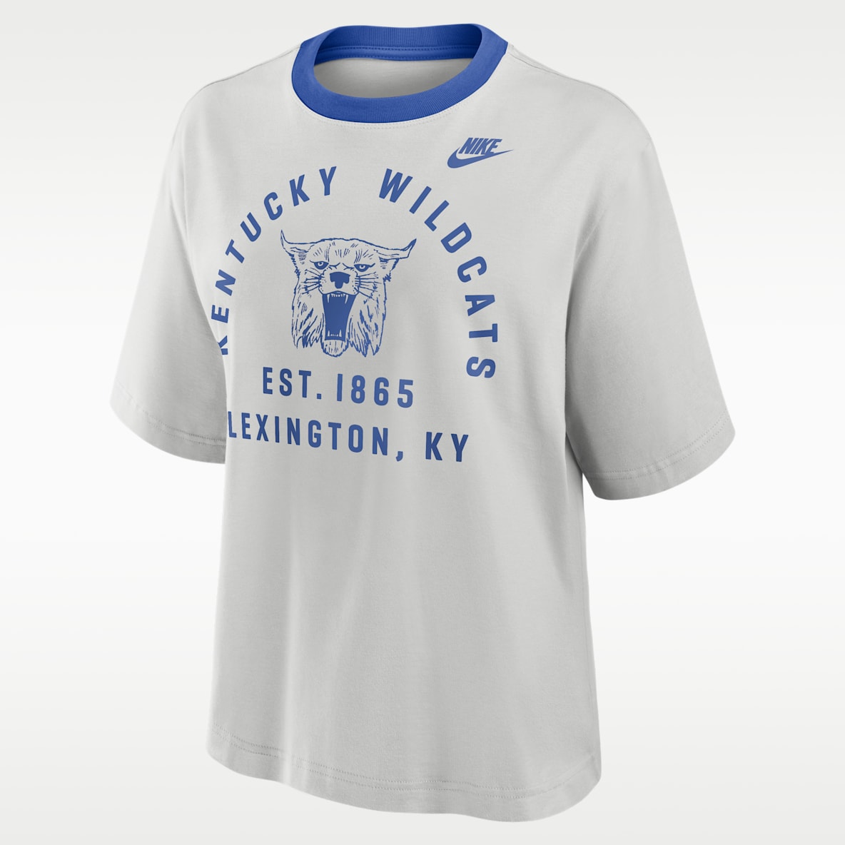 Kentucky Legacy Arch Script Boxy Women's Nike College T-Shirt