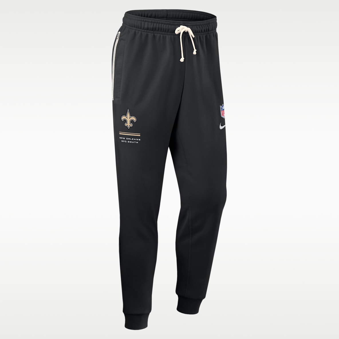 New Orleans Saints Sideline Standard Issue Pants Nike Dri-FIT de la NFL de pierna entallada para hombre