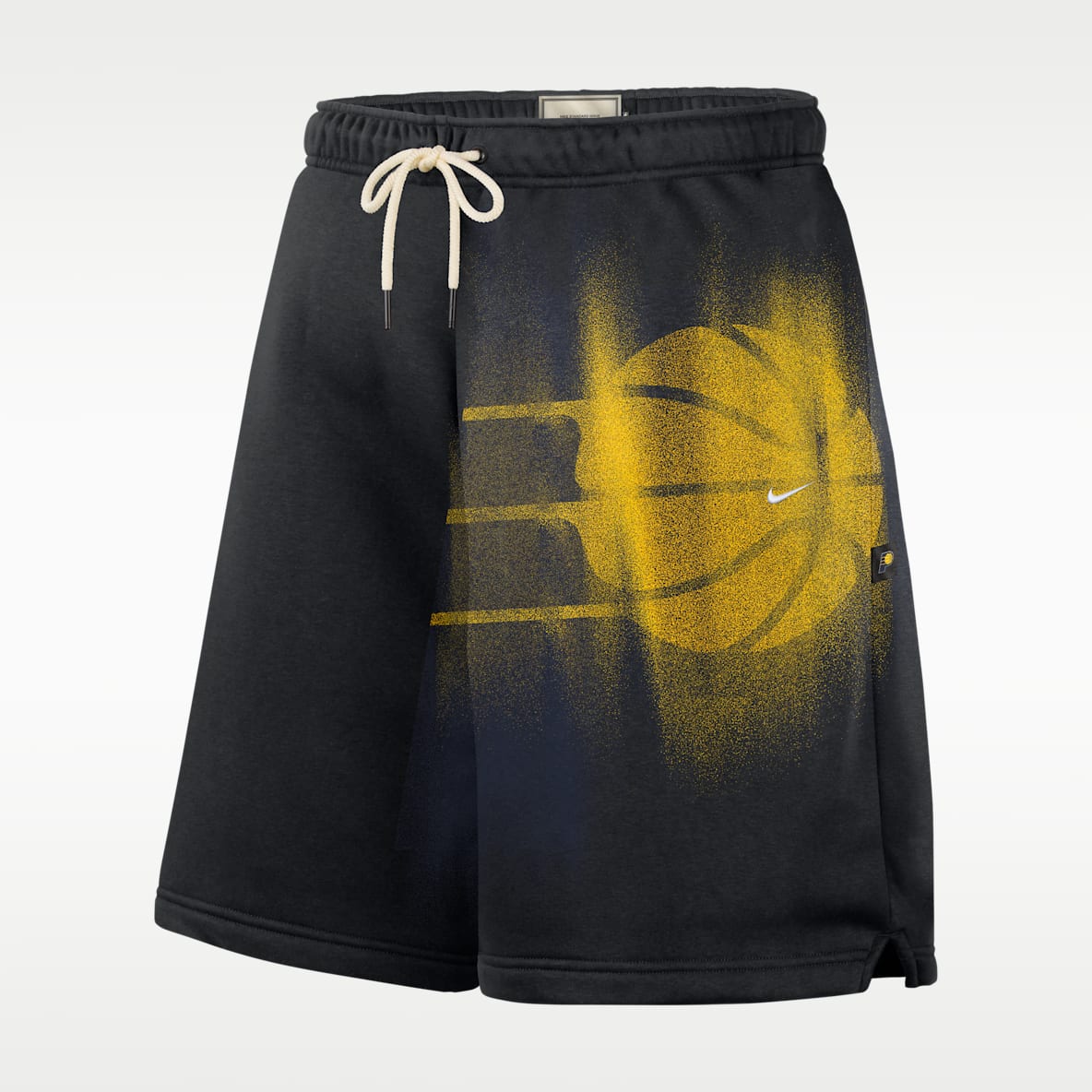Indiana Pacers Standard Issue Shorts de básquetbol de tejido Fleece para hombre