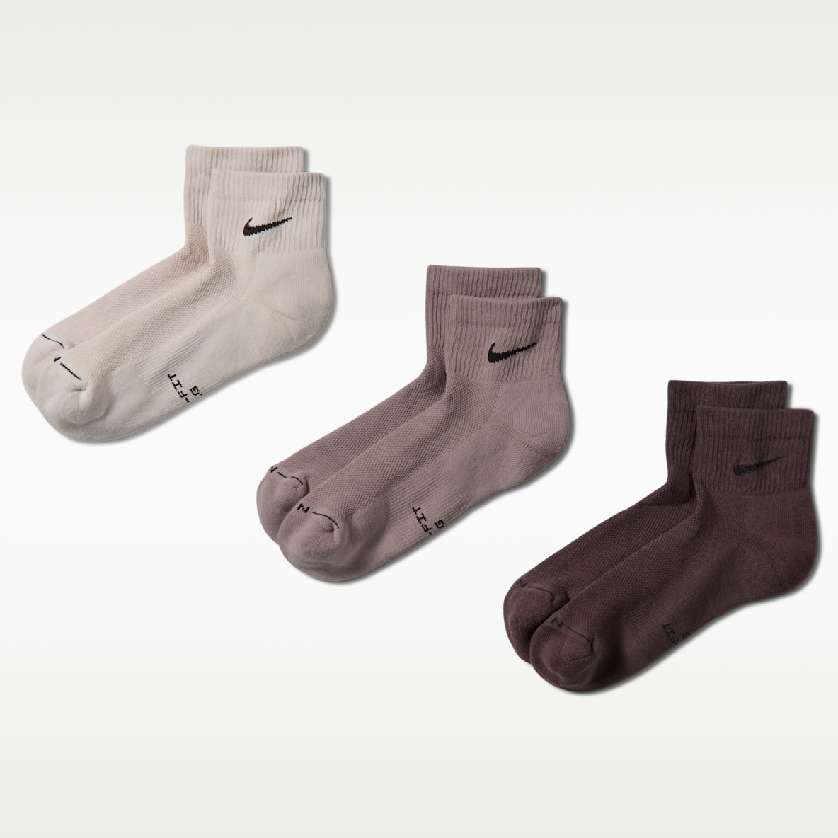 Nike Everyday Elevated Ankle Socks (3 Pairs)