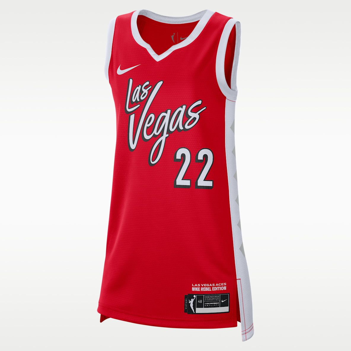 A'ja Wilson Las Vegas Aces Maillot Nike Dri-FIT WNBA Victory