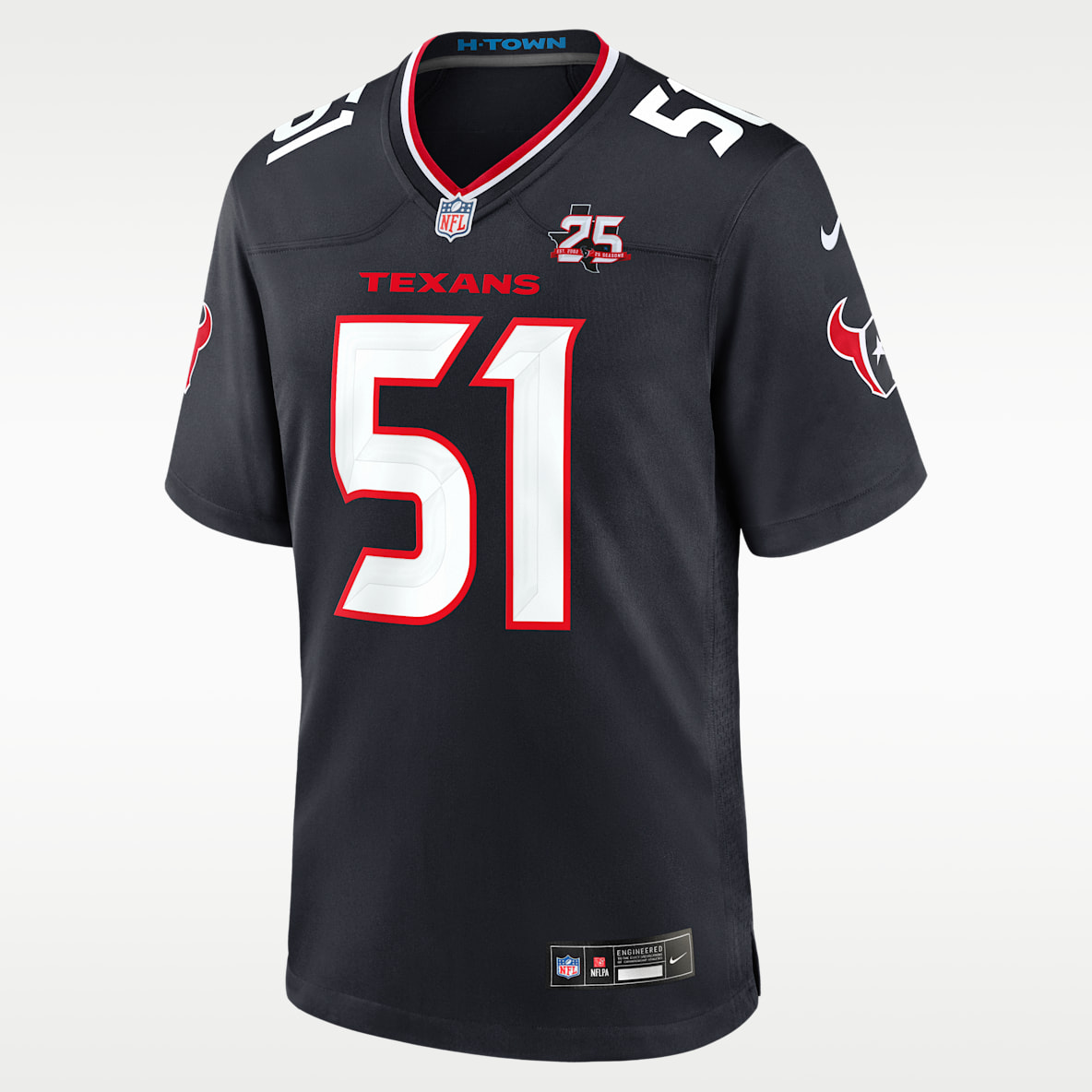 Will Anderson Jr. Houston Texans 25th Season Men's Nike NFL Game Jersey
